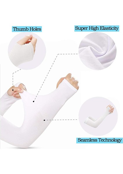 8 Çift Güneş Uzun Kollu Uv Korumalı Serinletici Kol Kollukları（4 Renk） (Yurt Dışından) fırsatları