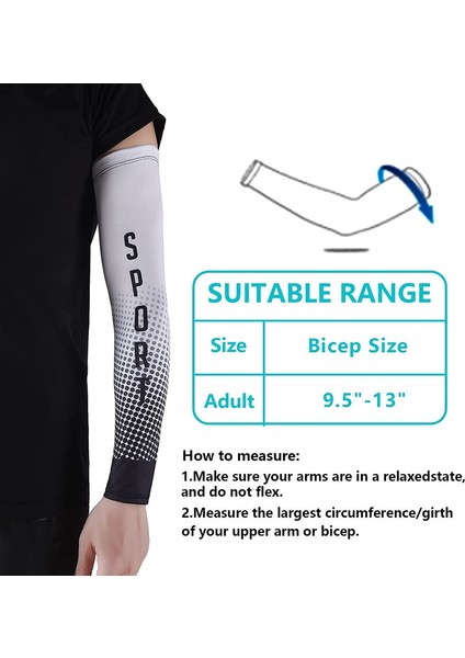 Erkekler Kadınlar Için 4 Çift Uv Güneş Korumalı Kol Kolluğu,m,style2 (Yurt Dışından) indirimleri