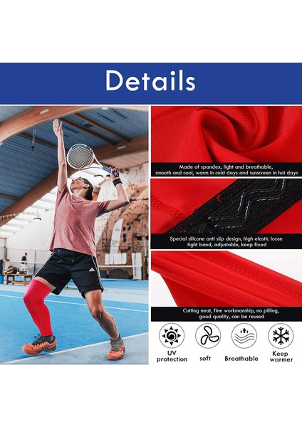 4 Adet Bacak Kollu Soğutma Uzun Kollu Erkekler Kadınlar Için Uv Koruması,4 Renk,xxl (Yurt Dışından) modelleri