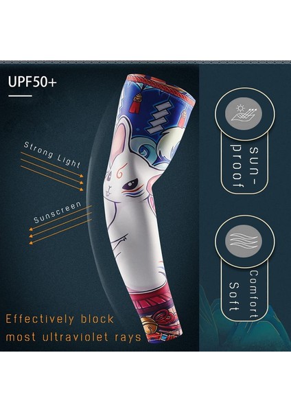 4 Çift Kol Kolluğu Spor Sıkıştırma Soğutma, Uv Güneş Koruması Kaymaz Kol Kolluğu, Style2 (Yurt Dışından) indirimleri