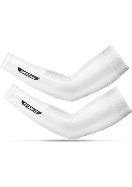 1 Çift Güneş Korumalı Kol Kolluğu Soğutma Koşu Golf Balıkçılık Bisiklet Kol Kolluğu, Xxl, Beyaz 3 (Yurt Dışından)