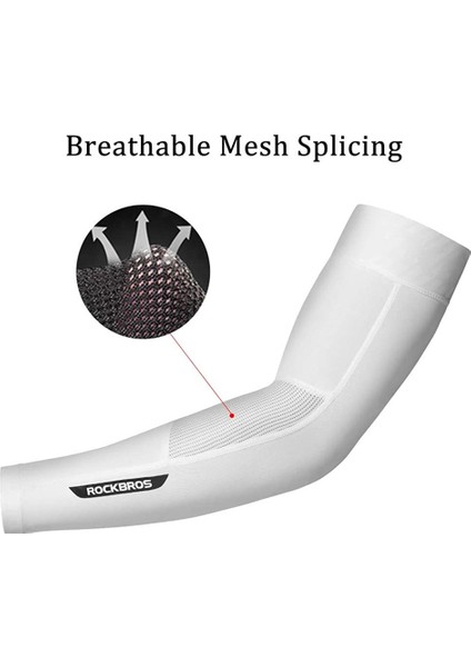 1 Çift Güneş Korumalı Kol Kolluğu Soğutma Koşu Golf Balıkçılık Bisiklet Kol Kolluğu, Xxl, Beyaz 3 (Yurt Dışından) indirimleri
