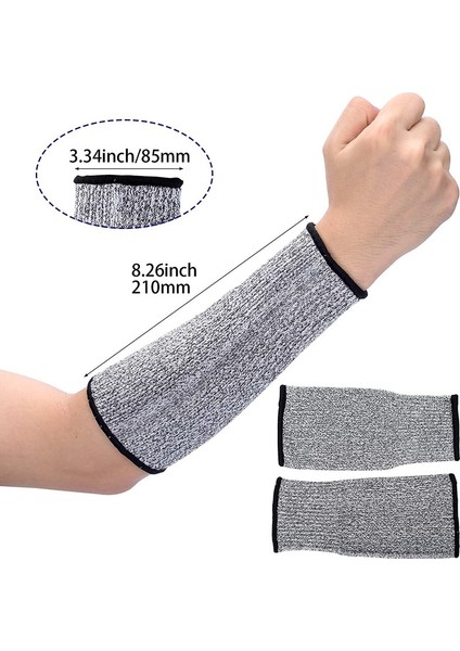 2 Çift Kol Koruması Için Kesilmeye Dayanıklı Kolluk, Gri, 45CM (Yurt Dışından) fiyatları