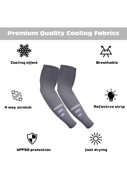 6 Çift Uv Yansıtıcı Askılı Kol Kolluğu Kadınlar Erkekler Için Serinletici Güneş Koruması （3 Renk） (Yurt Dışından) modelleri