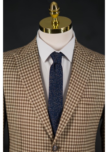 Regular Fit Torba Cep Ekoseli Çift Yırtmaç Yarım Astarlı Erkek Tek Ceket fiyatları