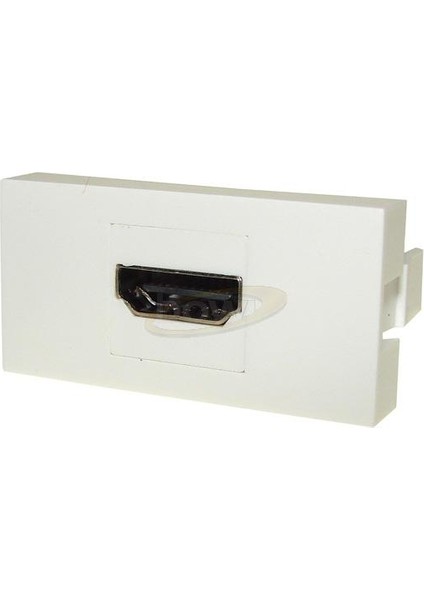 22.5X45 HDMI Dişi - Dişi Beyaz Priz Modülü