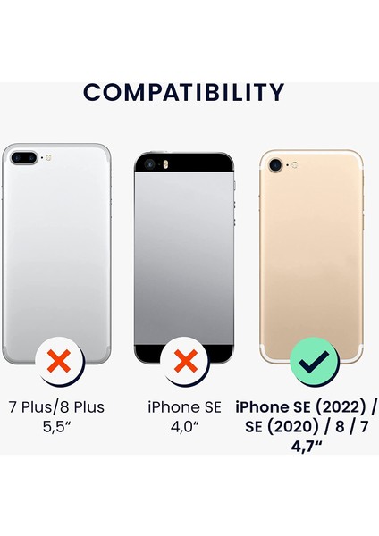 Apple iPhone Se 2020 Kılıf Magsafe Kablosuz Şarj Wireless Özellikli Şeffaf Kapak
