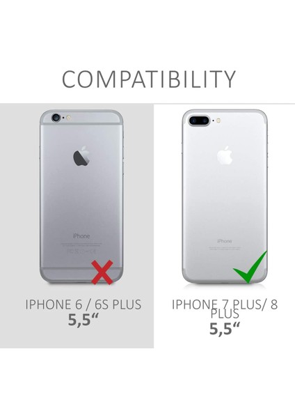 Apple iPhone 8 Plus Kılıf Magsafe Kablosuz Şarj Wireless Özellikli Şeffaf Kapak fiyatları