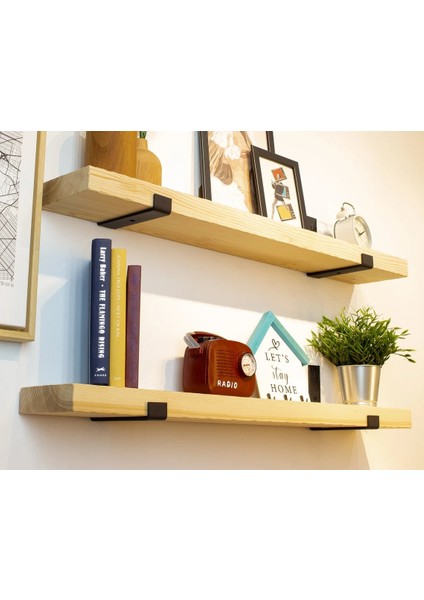 9X150 cm 2'li Demir Ayaklı Raf