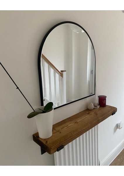 19X170 cm Tekli Demir Ayaklı Raf