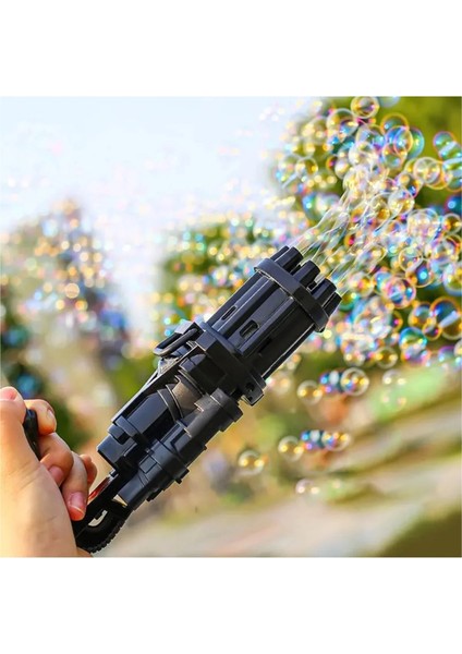 Pilli Köpüklü Oyuncak Köpük Baloncuk Makinesi Tabancası + Baloncuk Likitli modelleri