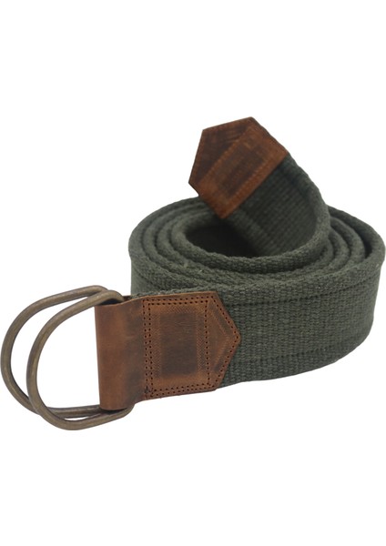 Derili Erkek Kadın Kız Genç Için D Tokalı Antik Halkalı Dokuma Yeşil Lacivert Bejkrem Taktik Spor Kanvas Kot Bez Kemer fiyatları