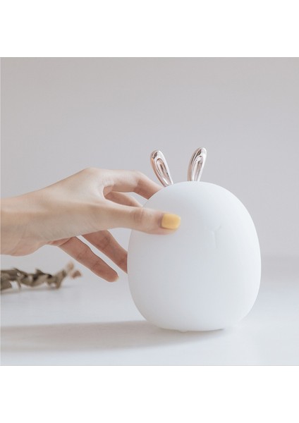 Gece Lambası USB Şarj Edilebilir Yatak Odası Gece Lambası (Yurt Dışından)