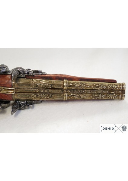 Koleksiyon Grubu-2 Namlulu Napolyon Tabancası, Fransa 1806-MADE In Spain-Handmade modelleri