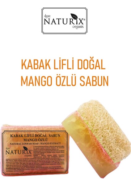 Doğal Kabak Lifli Mango Özlü Sabun Nemlendirici C Vitaminli Peeling Etkili Anti Aging Soap 130 gr modelleri