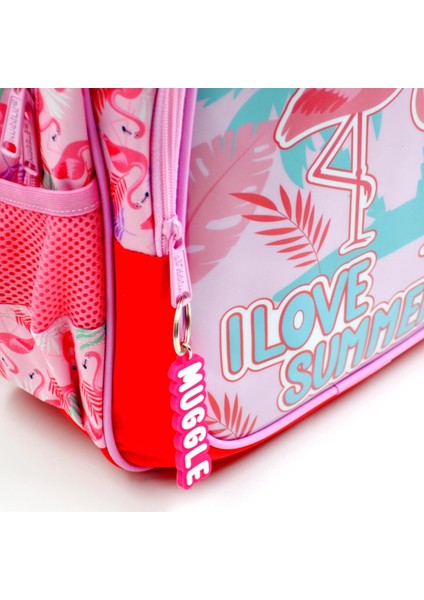 2 Bölmeli Flamingo Pembe Okul Sırt Çantası (MU-7211) fırsatları