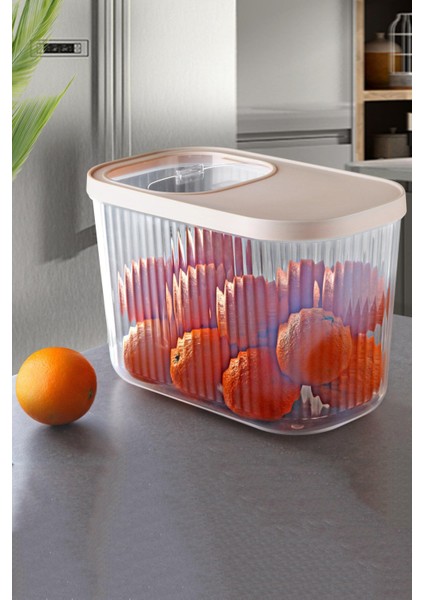 Multibox Erzak Bakliyat Kutusu Sürgülü Kapak 10 Litre 4 Adet 718472