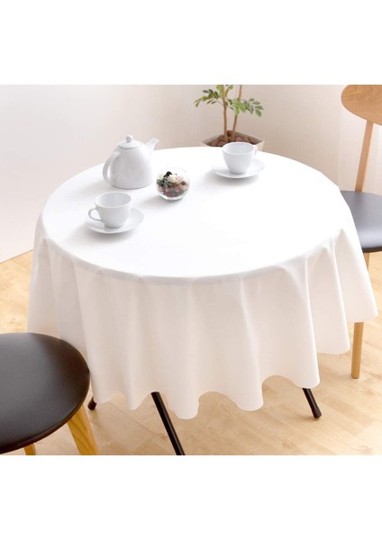 Düğün , Otel, Organizasyon Dertsiz Yuvarlak Masa Örtüsü 300 cm