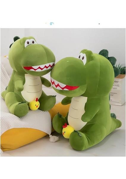 Peluş Oyuncak Dinozor Bebekler Peluş Oyuncak-Yeşil (Yurt Dışından)