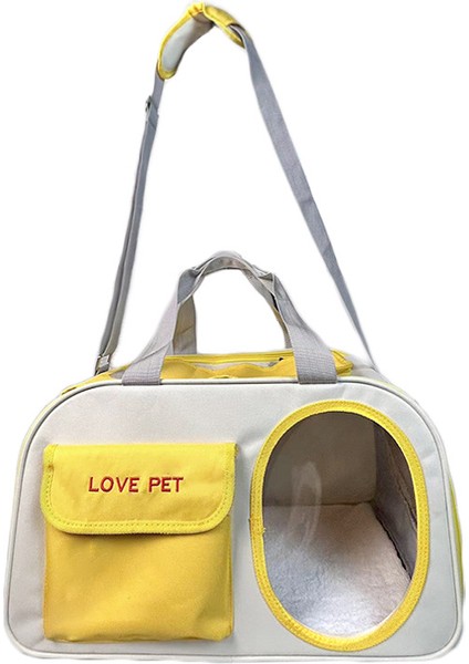 Kedi Sırt Çantası Pets Kedi Evi Sırt Çantası-Sarı (Yurt Dışından)