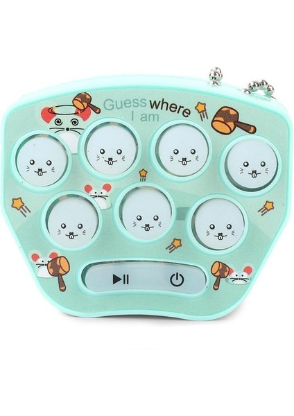 Mini El Köstebek Vurma Oyun Konsolu, Çocuk Eğitici Oyuncaklar, Anahtarlık Oyuncakları (Yurt Dışından)