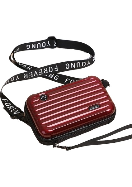 Mini Bavul, Küçük Çanta, Kozmetik Çantası, Cep Telefonu Çantası, Kadın Messenger Omuz, Kişilik Kare Seyahat Messenger Omuz Çantası (Yurt Dışından)