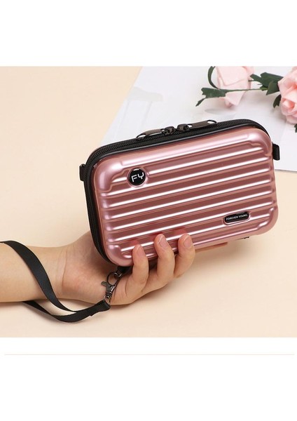 Mini Bavul, Küçük Çanta, Kozmetik Çantası, Cep Telefonu Çantası, Kadın Messenger Omuz, Kişilik Kare Seyahat Messenger Omuz Çantası (Yurt Dışından) fırsatları