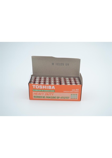 R6KG Sp-4 Manganez 1.5V Aa Size Kalem Pil 40 Adet