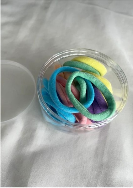 Karışık Renk Kutuda Havlu Lastik Toka Set Çok Sağlam
