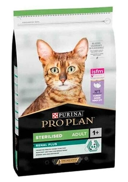 Pro Plan Sterilised Kısırlaştırılmış Kediler Için Hindi Etli Kedi Mamasi 10 kg