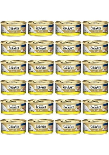 Gold Kıyılmış Tavuklu Konserve Yetişkin Kedi Maması 24 x 85 G modelleri