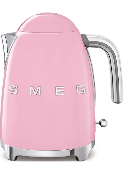 Smeg 50's Style Pembe Kettle - 1x2 Ekmek Kızartma Makinesi ve Filtre Kahve Makine Seti