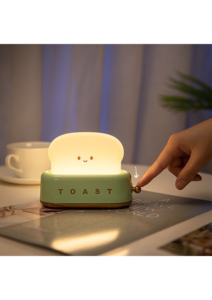 Urban Glow Yatak Odası Dekoratif Tost Makinesi Şekli Gece Lambası (Yurt Dışından)