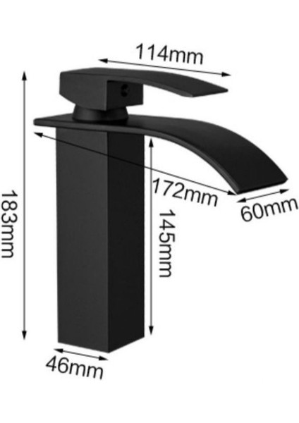 Urban Glow Şelale Banyo Lavabo Bataryası (Yurt Dışından)