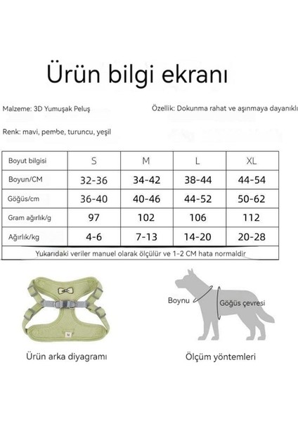 Köpek Yelek Tarzı Çekme Halatı (Yurt Dışından)
