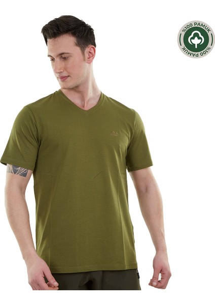 Vortex Erkek T-Shirt Haki