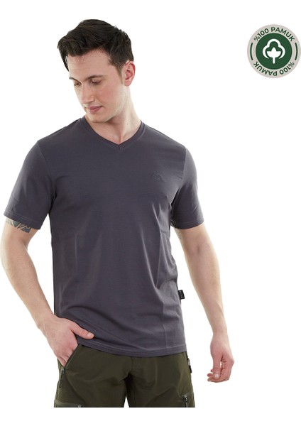 Vortex Erkek T-Shirt Antrasit