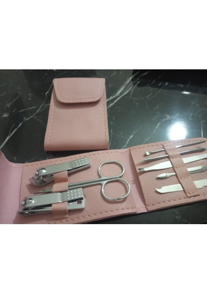 Tırnak Bakım Manikür Pedikür Set 8 Parça Çantalı Bakım Seti fiyatları