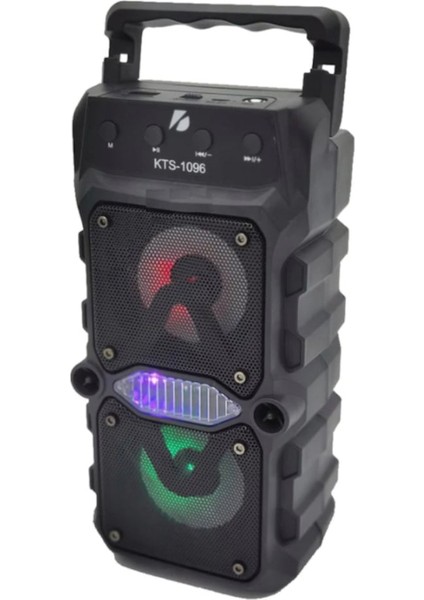 KTS-1096 Büyük Boy Çift Çıkışlı Ses Bombası Bluetooth Hoparlör