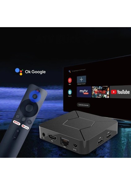 Tekno Hill 4K Ultra Hd Dolby Chromecast Android Tv Media Player / Media Player / Akıllı Tv / Canlı Destek