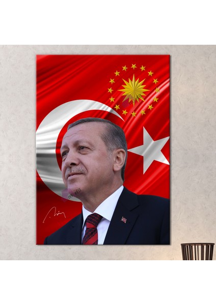 Recep Tayyip Erdoğan Başkan Erdoğan Rte Kanvas Tablo (7 Farklı Ölçü) fırsatları