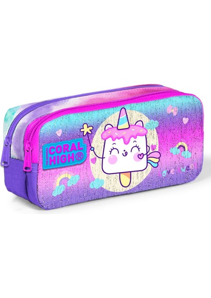 Mor Pembe Dondurma Ilkokul Okul Sırt Çantası ve Kalemlik Seti fırsatları