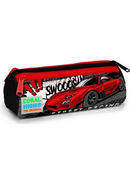 Siyah Kırmızı Araba Ilkokul Sırt Çantası ve Kalemlik Seti indirimleri