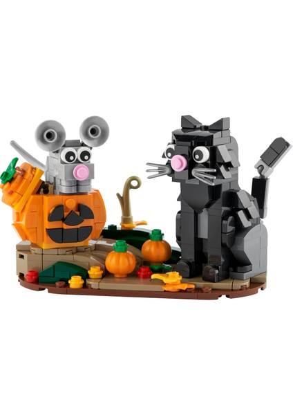 40570 Iconic Halloween Cadılar Bayramı Kedi ve Fare (328 Parça)
