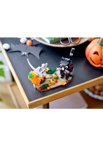 40570 Iconic Halloween Cadılar Bayramı Kedi ve Fare (328 Parça)