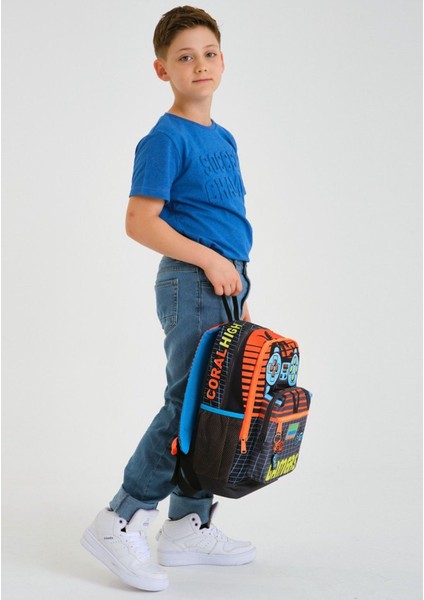 Turuncu Gamers Okul Sırt ve Beslenme Çantası Seti fırsatları