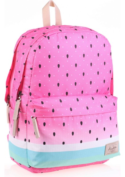 Layer Pembe Yeşil Karpuz Okul ve Günlük Sırt Çantası - Watermelon- Kız