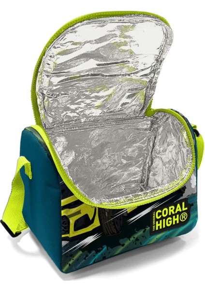 Yeşil Sarı Araba Erkek Çocuk Beslenme Çantası Seti fiyatları