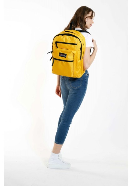 Full Pocket Okul ve Günlük Sırt Çantası - Sarı modelleri