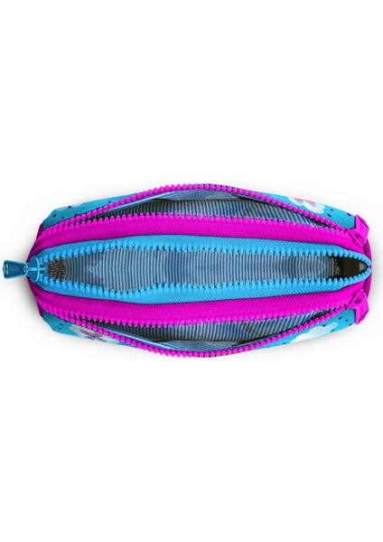 Mavi Pembe Tavşan Üç Bölmeli Kalem Çantası - Kız Çocuk fiyatları